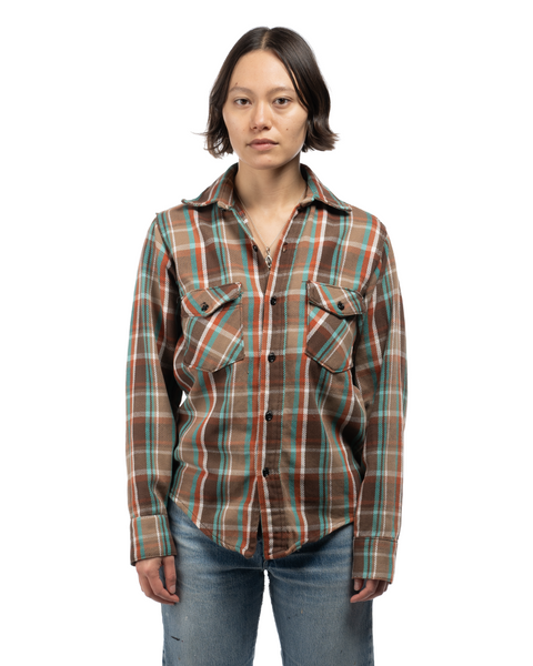 70's Heavy Cotton Flannel - Small