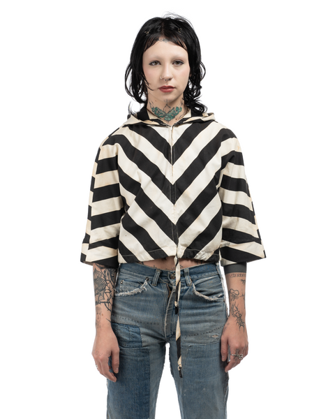 50's Striped Mini Jacket - Small