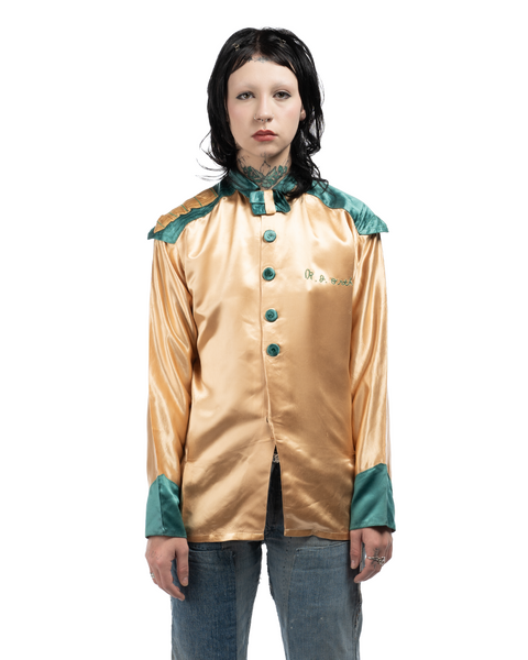 50's Satin Shirt - Small