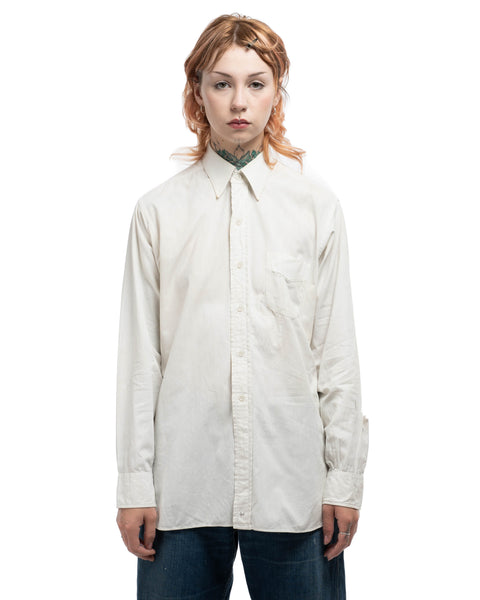 40's Repaired Button-up Shirt - Medium