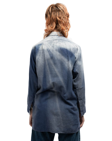 70's Faded French Work Shirt - Small