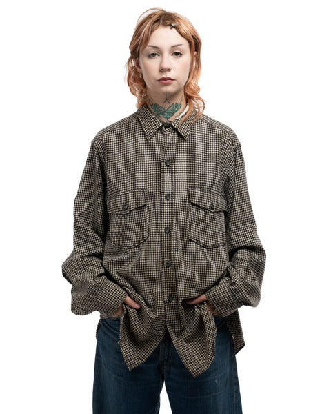 60's Thrashed LL Bean Flannel - Large