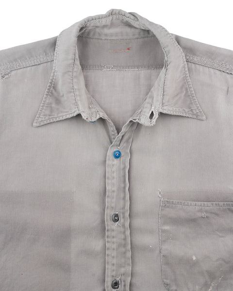 50's Repaired Work Shirt - Medium