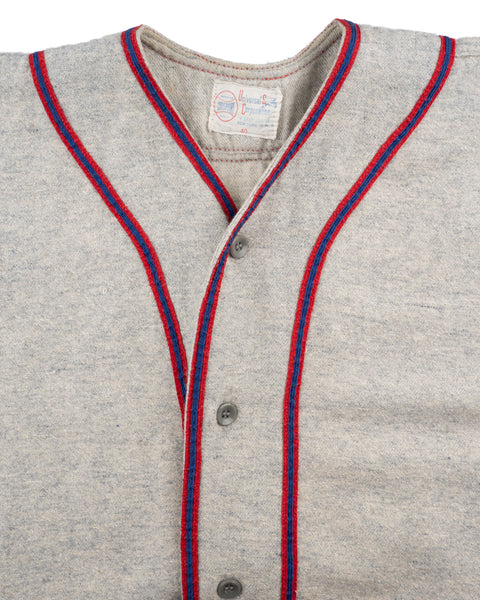 50's Wool Baseball Jersey - Medium