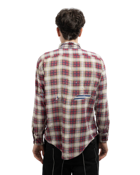 70's Repaired Cotton Flannel - Medium
