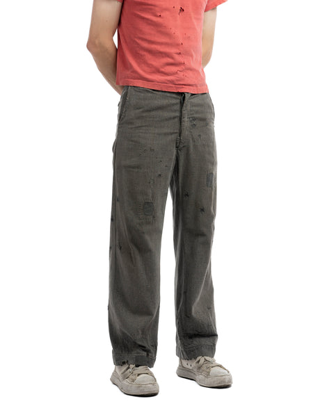 40's Salt & Pepper Work Pants - 29" x 29"
