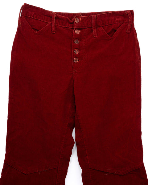 70's Corduroy Flares - 27” x 29”