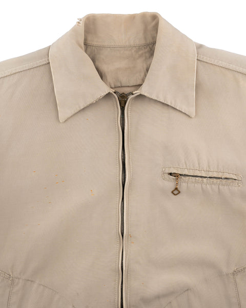 50’s Rayon Glove Pocket Jacket - Small