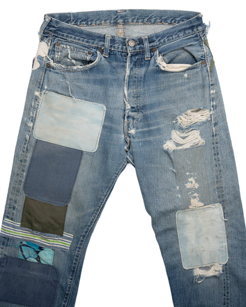 60's Patched Levi's Big E Redlines - 32" x 28"