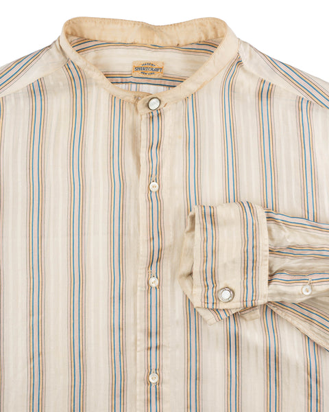 20's Silk Button-Up w/ Original Kum-A-Part Snap Hardware - Medium