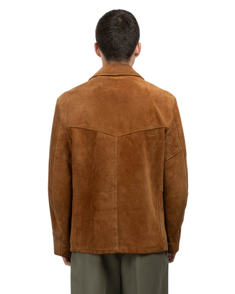 80's Suede Schott Western Jacket - XL