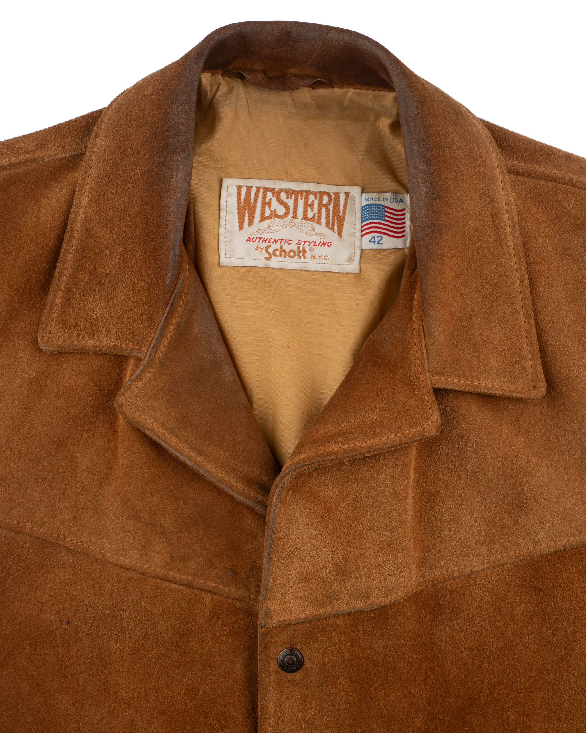 80's Suede Schott Western Jacket - XL – Kissing Booth