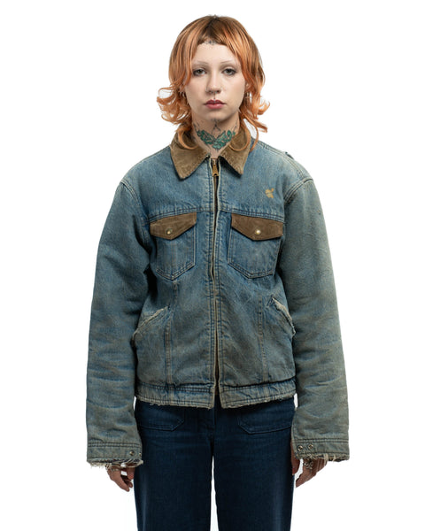 70's Denim Trucker Jacket - Medium