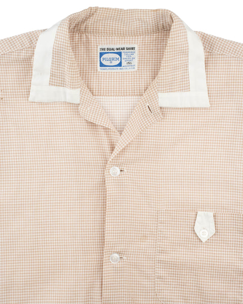 50's Patterned Button-Up - Medium