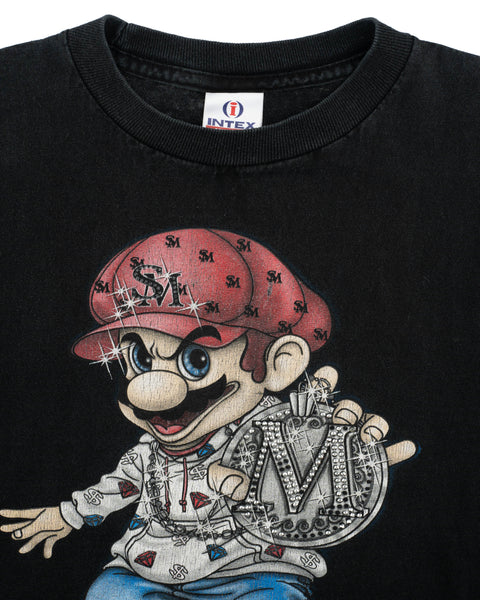 Y2K Gangster Mario Tee - XS
