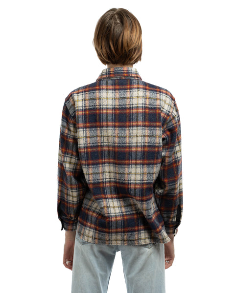 70's Fuzzy Flannel Shirt - Small