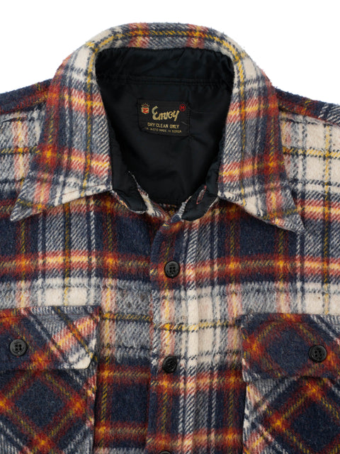 70's Fuzzy Flannel Shirt - Small