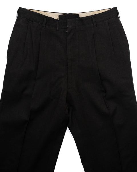 60's Pleated Trousers - 34" x 32"