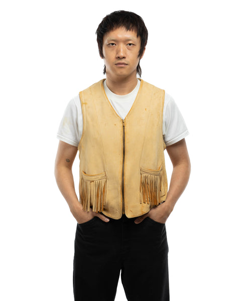 60's Buckskin Vest - Medium