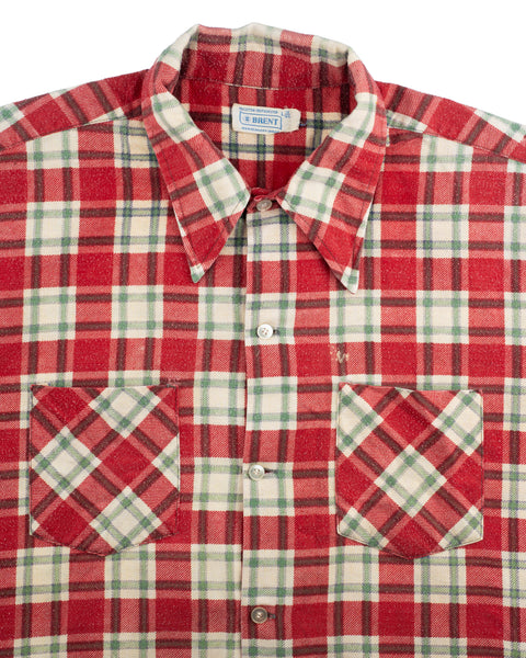 60's Brent Cotton Flannel - Large