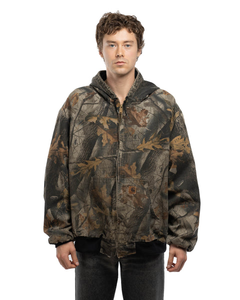 90's Carhartt Realtree Camo Hooded Jacket - XL