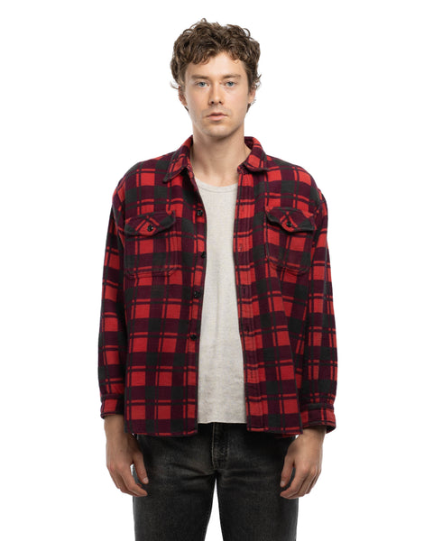 60's Heavy Cotton Flannel - Large