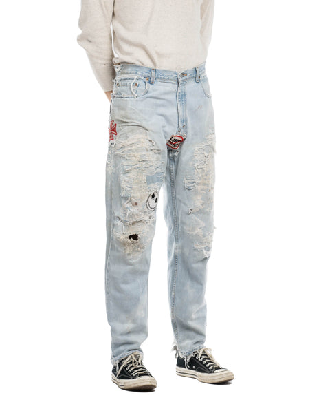 90's Levi's Patched Denim - 35" x 32"