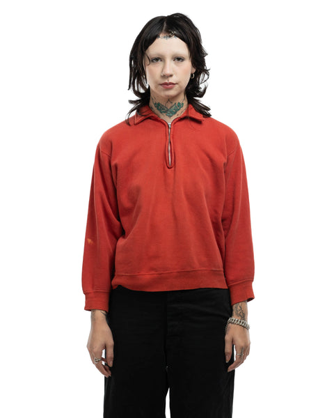 60's Penney's Quarter-Zip Sweatshirt - Small