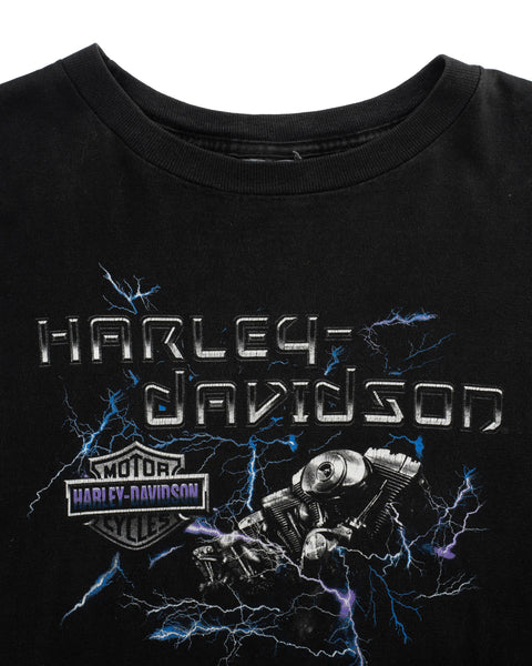 Y2K Boxy Harley Tee - Large