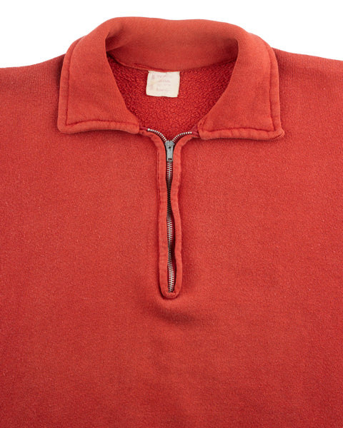 60's Penney's Quarter-Zip Sweatshirt - Small