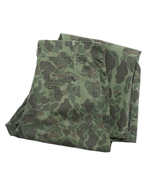 50's Korean HBT Camo Utility Trousers - 31" x 26"