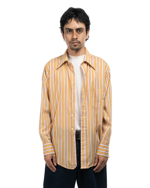 1970s Striped Button-Up Shirt