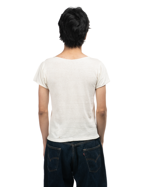 1940s Flock Print Collegiate Tee
