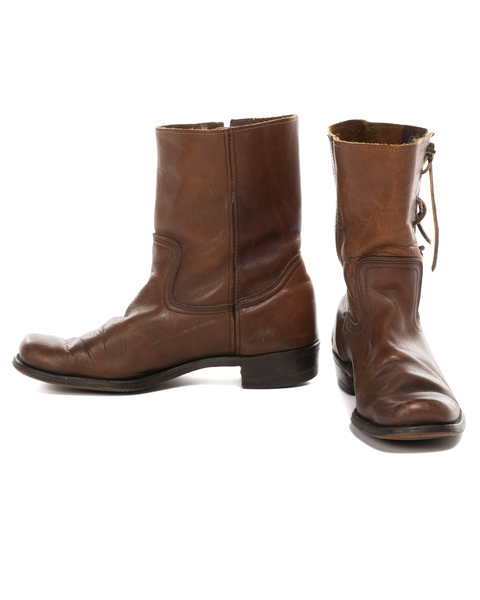 1970s Side-Lace Boots