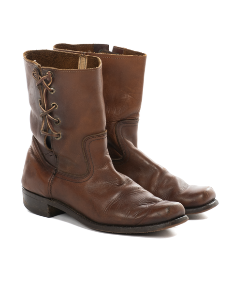 1970s Side-Lace Boots
