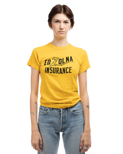 50’s Russell Flocked Ed Zolna Tee - Small