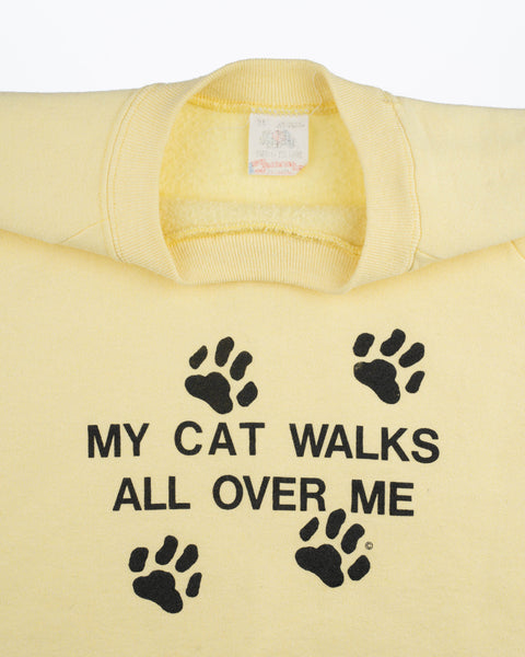80's Cat Boss Crewneck - Large