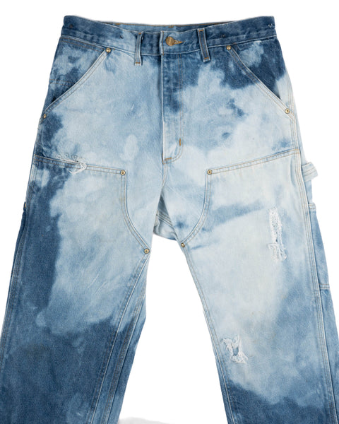 90's Bleached & Thrashed Carhartt Double Knees - 30" x 33"