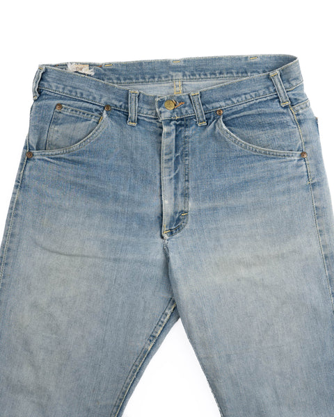 70's Lee Rider Repaired Denim - 34" x 36"