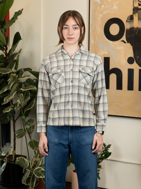 1950s Penney's Towncraft Wool Flannel