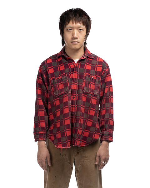 60's Heavy Cotton Flannel - Medium