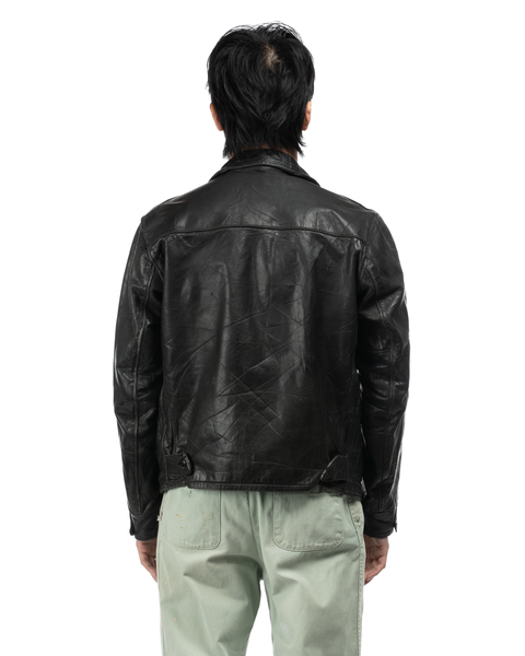 1960s Leather Moto Jacket