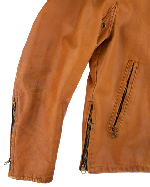 60's Honey Moto Jacket - Medium