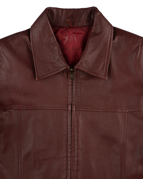 70's Leather Jacket - Medium