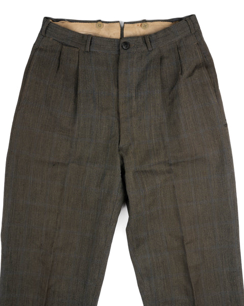 40's Pleated Trousers - 29" x 31"
