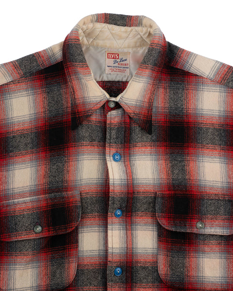 1960s Levi's Shadow Plaid Shirt