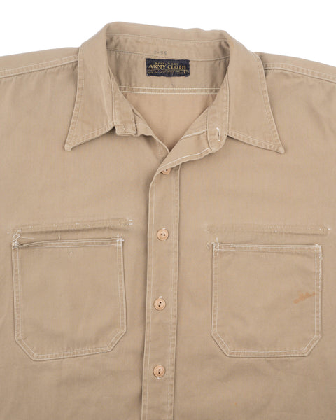 40’s Boxy Army Shirt - XL