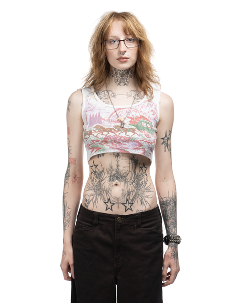 70s Printed Tank - Small