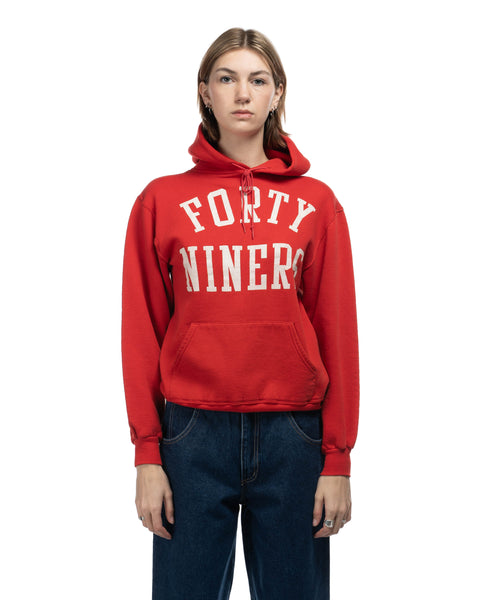 80's Forty Niners Hooded Sweatshirt - Medium