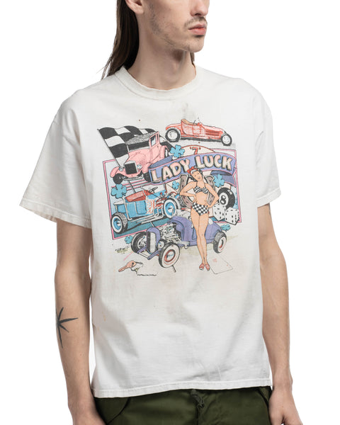 90's Lady Luck Hot Rod Tee - Large